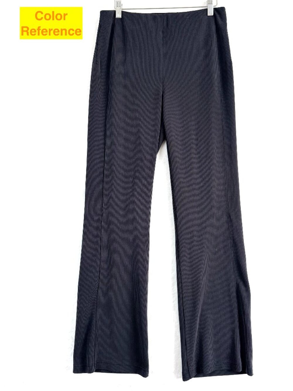 Lululemon Brushed Ribbed Softstreme Flared High Rise Pants Womens 10 Gray Lounge